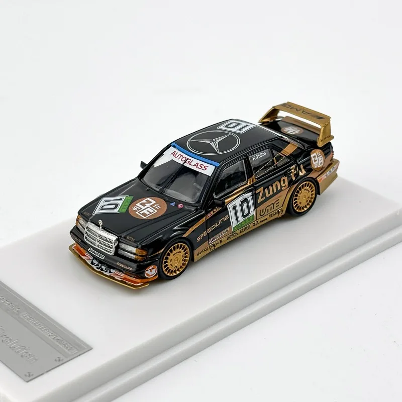 LMLF Schaal 1/64 Mercedes Benz 190E 2.5-16 EVO2 DTM Racing Edition Limited Legering Speelgoed Motorvoertuig Diecast metalen Model Geschenken