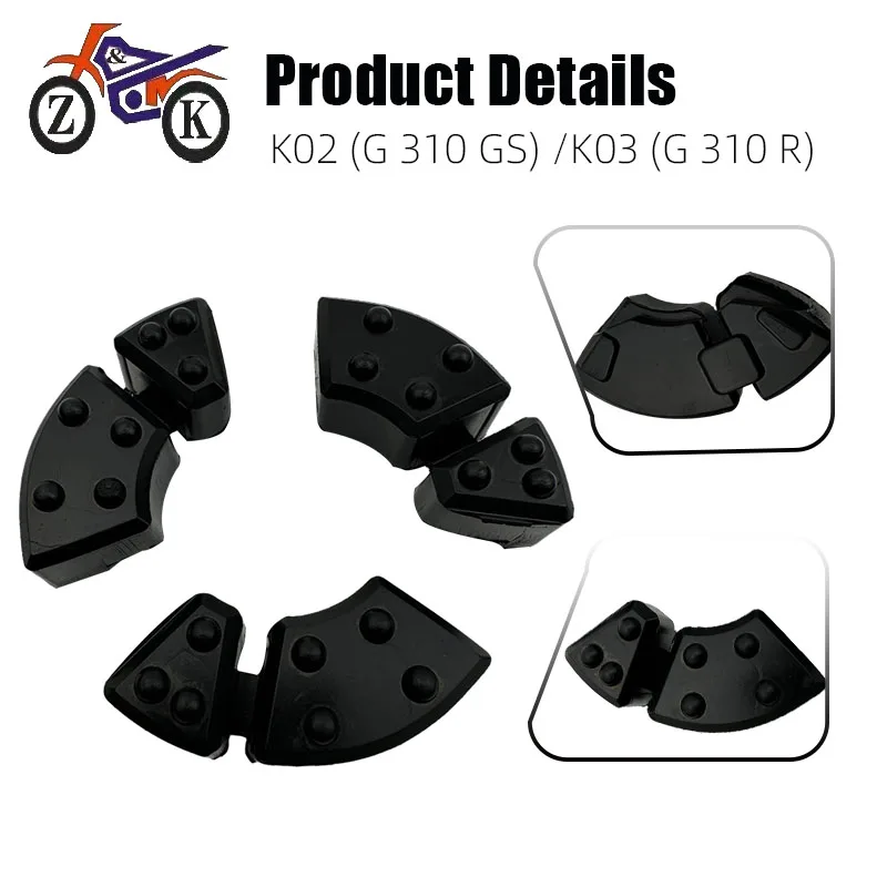 Motorcycle Rear Wheel Hub Buffer Rubber Set For BMW G310GS G310R G310RR K02 K03 K01 Rear Sprocket Damper Rubber Replacement