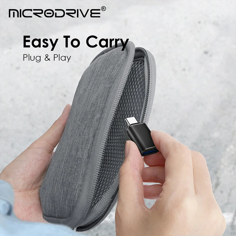 USB 3.0 To Type C OTG Adapter USB Type C Male To Type C USB Female Converter Fast Charge For Macbook Laptop Card Reader