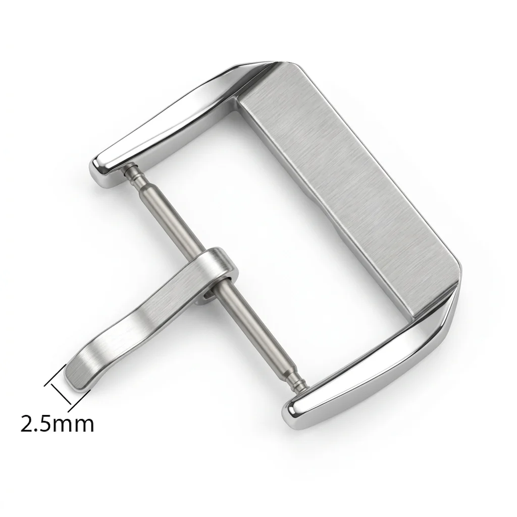 Wholesale 20pcs Watchband Buckle Stainless Steel Middle Brushed Strap Clasp Silver Gold Black Watch Accessories 16 18 20 22mm