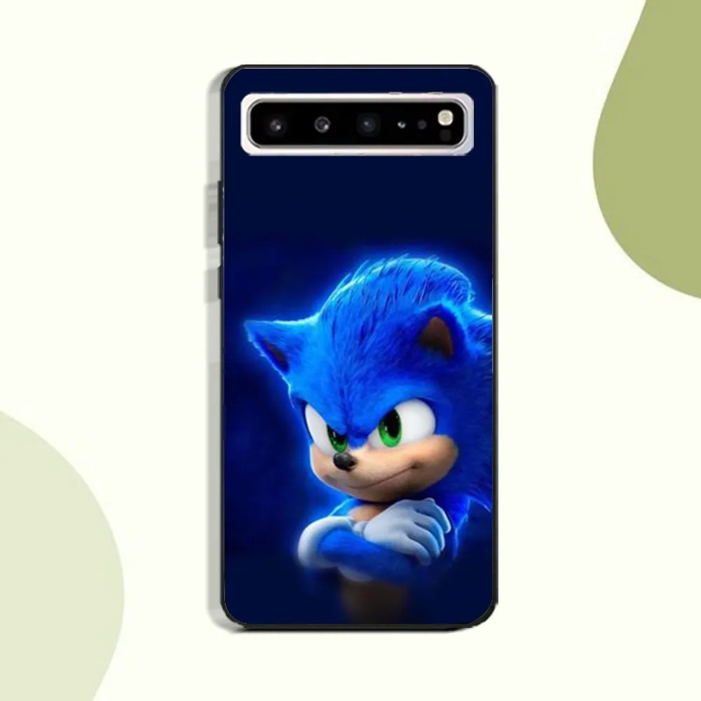 S-Sonic The H-Hedgehog Phone Case For Samsung Galaxy A52 A12 A51 S21 Edge S22ULTRA S23 S20LITE Plus Ultra Black Cover