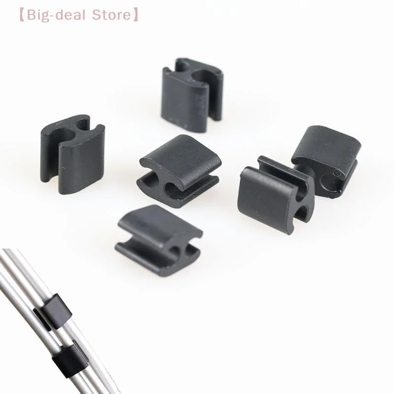 【M】6Pcs Folding Bike Fixing And Organizing Device Nylon Opening U-shaped Shift Cable Management Clip Cycling Accessories