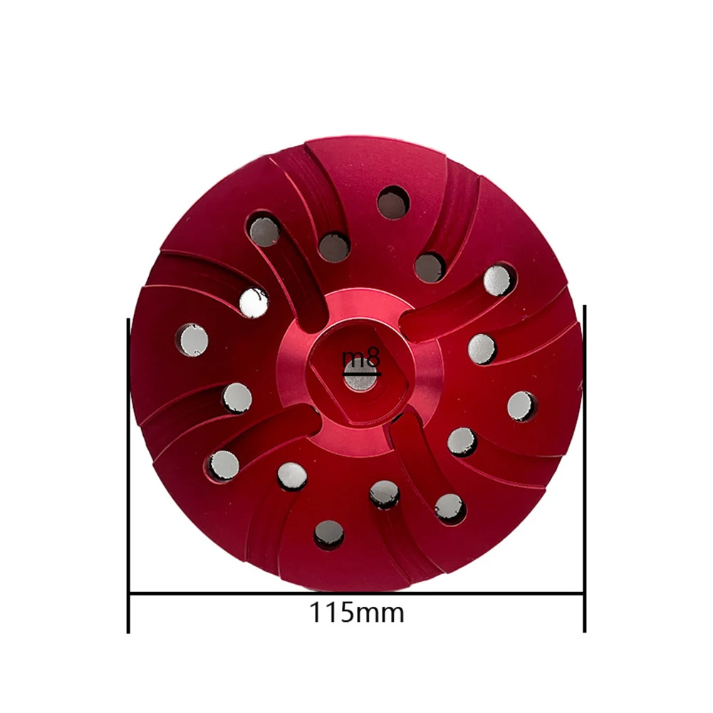 5in Aluminum Polishing Pad  Backing Plate Backer Pad For Auto Furniture Buffing Polishing Disc Workshop Equipment Power Tool