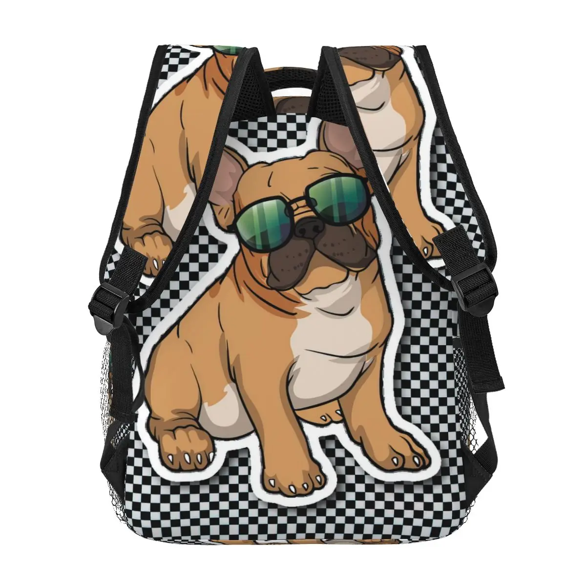 American Bulldog Mochila para Meninas Meninos Viagem Mochila Mochilas para adolescente escola saco