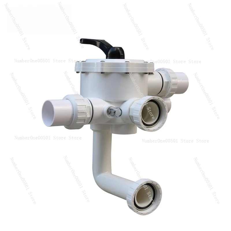 Pool Sand Filter Multiport Valve Top Mounted 6 Position Control Valve Swimming Pool Circulation System