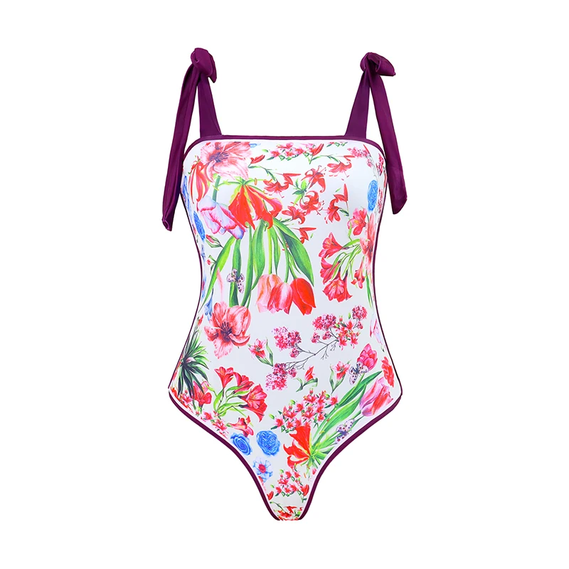 Push Up One Piece Swimsuit 2025 Vintage Bikini Swimwear Women Swimsuit Dress Bathing Suit Beachwear Skirt Female Swimming Suit