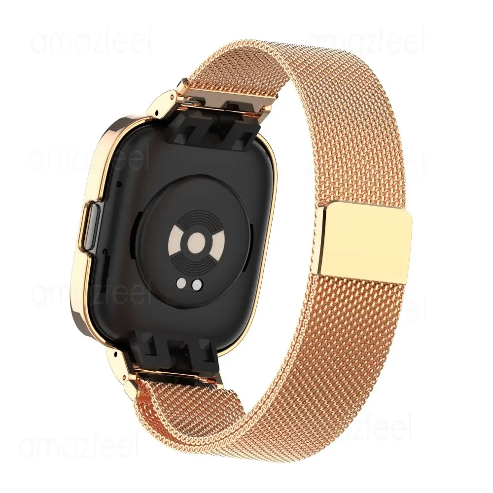 Metal Strap For Redmi Watch 3 Active Magnetic Bracelets Cover Shell For Redmi Watch 3/2 lite Stainless Steel Band Case Protector