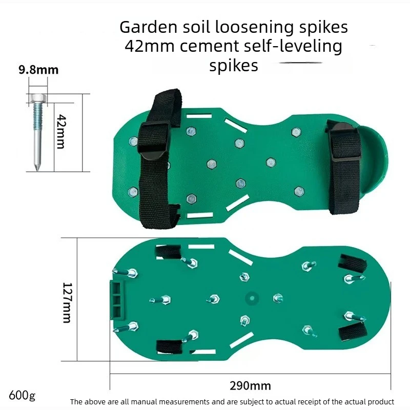 Garden Soil Loosening Spike Shoes, Anti-Slip Spiked Shoes for Floor Paint & Epoxy Self-Leveling, Lawn Grass Spike Shoes