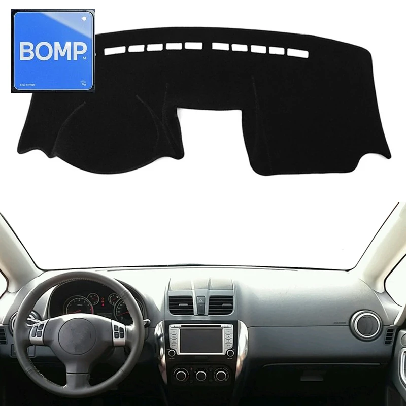 صالح لتصفيف السيارة سوزوكي SX4 2006-2011 2012 2013 غطاء لوحة القيادة داش حصيرة المضادة للأشعة فوق البنفسجية داشمات واقية من الشمس السجاد وسادة الوصول إلى السيارة