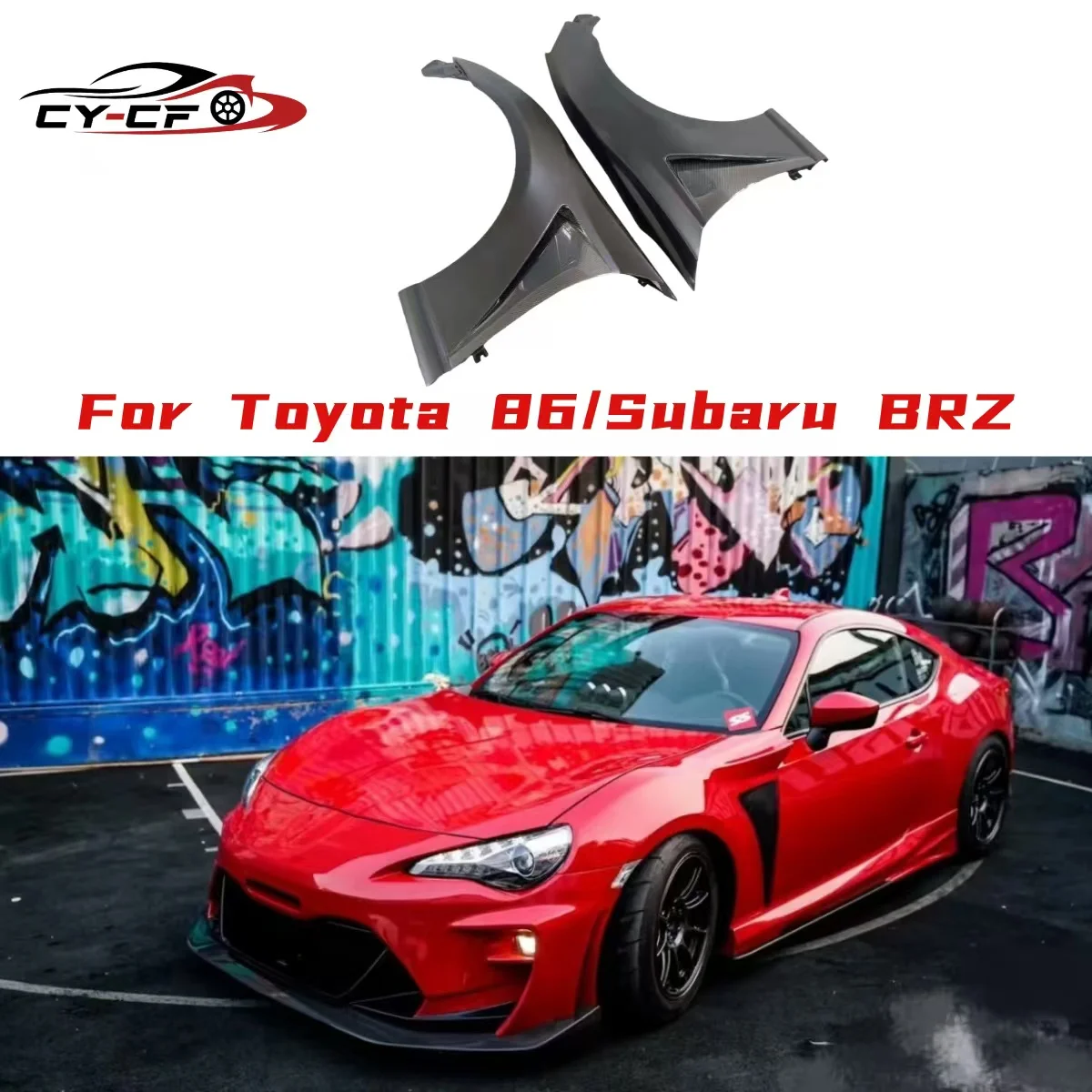 

For 2013-2019Toyota GT86 Subaru BRZ VARIS Carbon Fiber Fender Fender GT86 Body Kit Subaru BRZ Fender