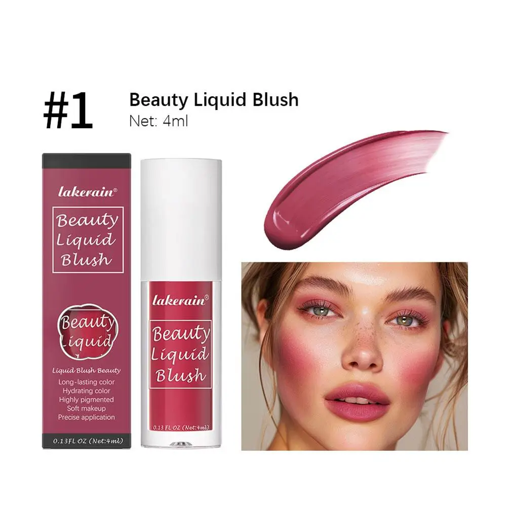 3 in 1 Mini Gesicht flüssige Rouge seidig glatte Wange Kosmetik wasserdichte Kontur Rouge erröten Make-up Stick Auge a2c4