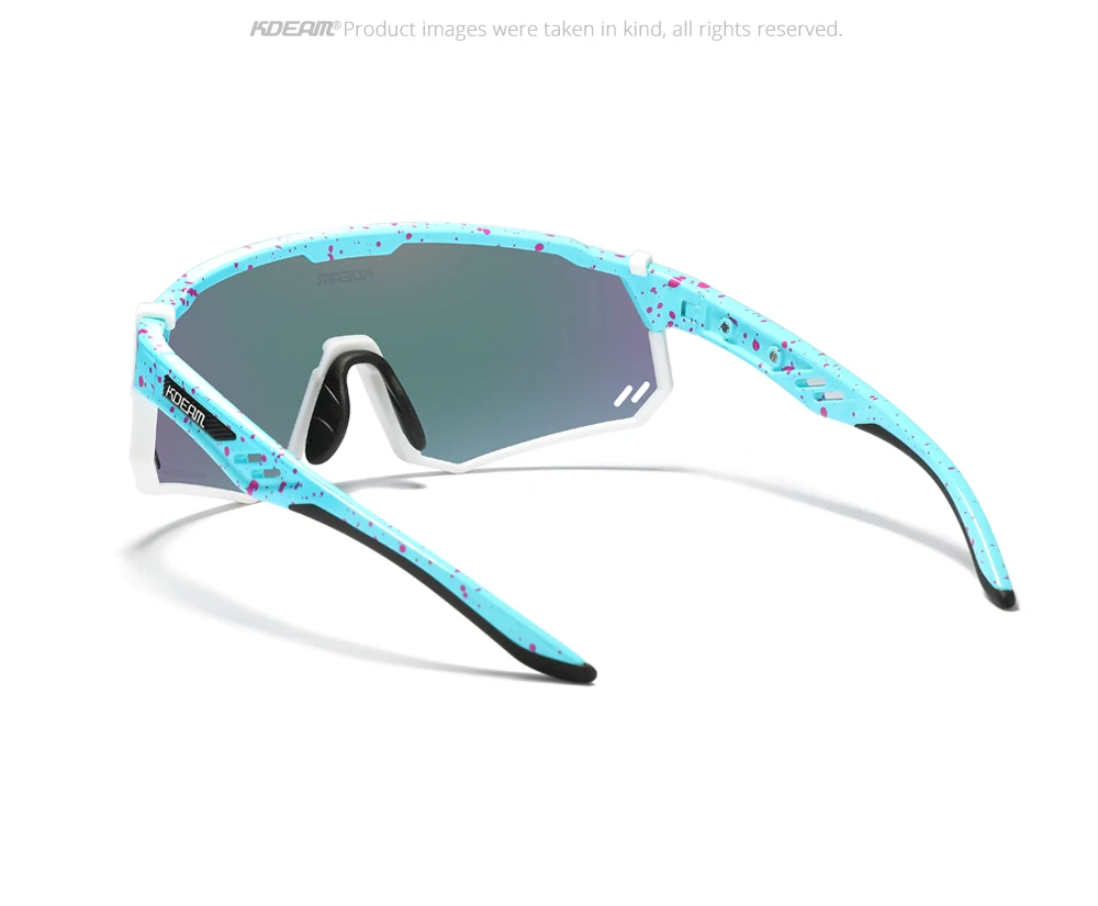 Kdeam High-End-Sports onnen brille polarisierte Herren-Fahrrad brille abnehmbarer Tr90-Rahmen und Nasen pads leicht auszu tauschen – Detail 37