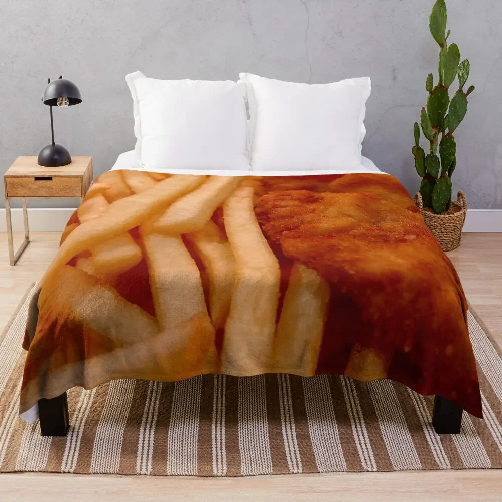 Wiener Schnitzel Throw Blanket Tourist warm for winter wednesday Blankets