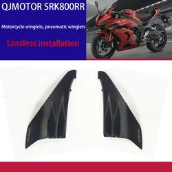 Motorcycle winglet pneumatic wing Kit QJMOTOR SRK800RR supervelocity fairing accessories