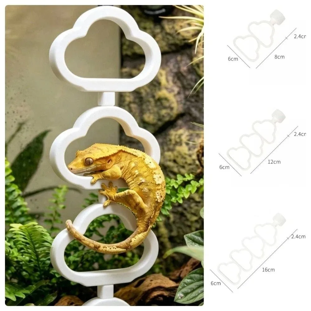 Plastic Hanging Reptile Climbing Ring Exercise Cloud Shape Climbing Hoop Chain magnetic Multi-Level Snake Climbing Toys