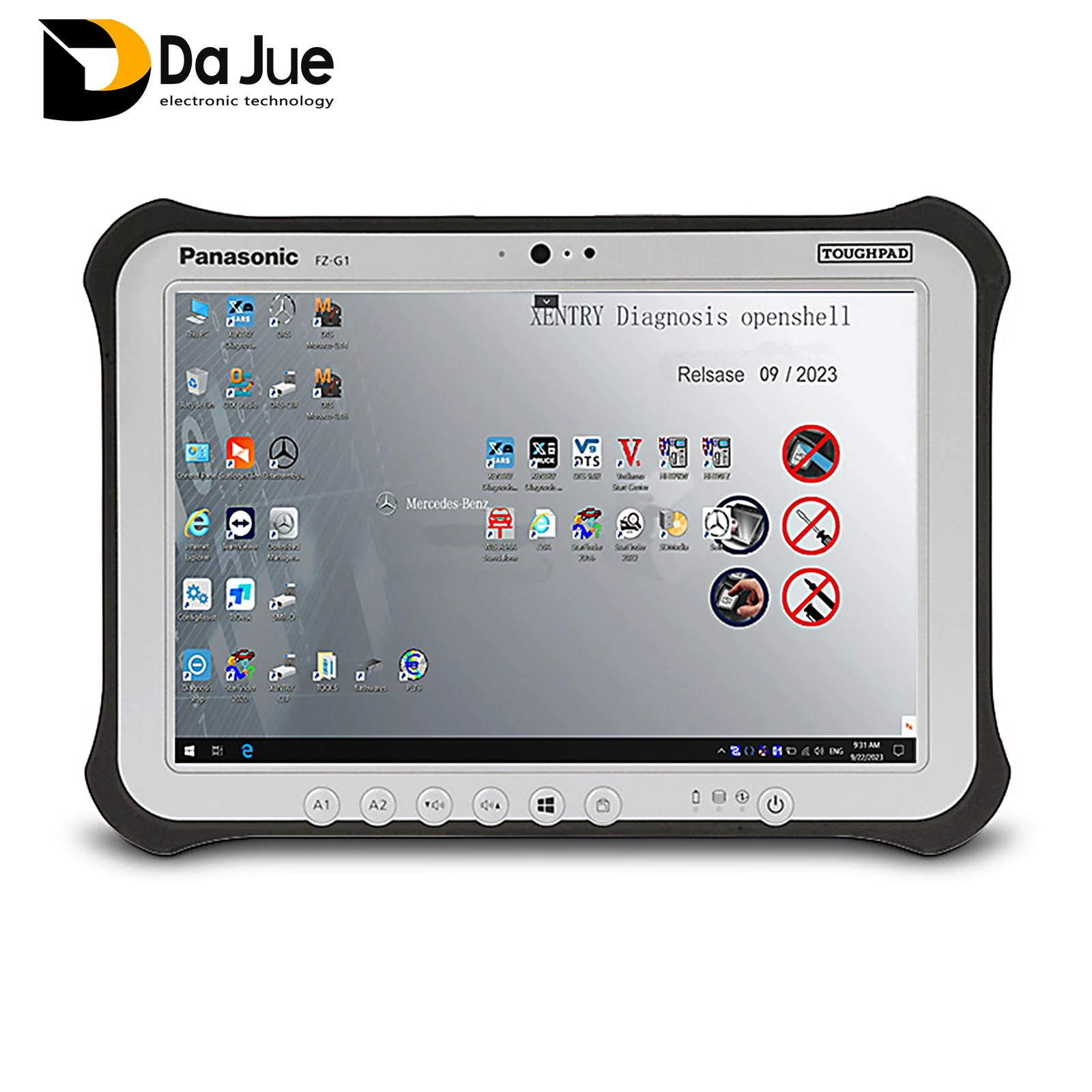 Mb SD Connect C4 Diagnostic Tool With Tablet ZF-G1 C4 WIFI DOIP for benz diagnostic tool for Mercedes Diagnose Tool