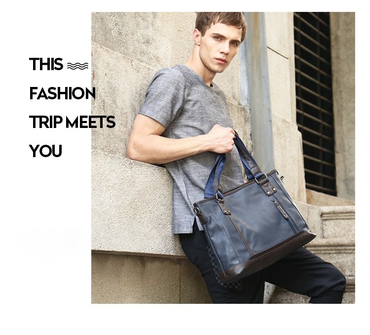 Men's Handbag, Horizontal Single-shoulder Crossbody Bag, Men's Business Casual Briefcase, Large-capacity Computer Bag, Men's Bag