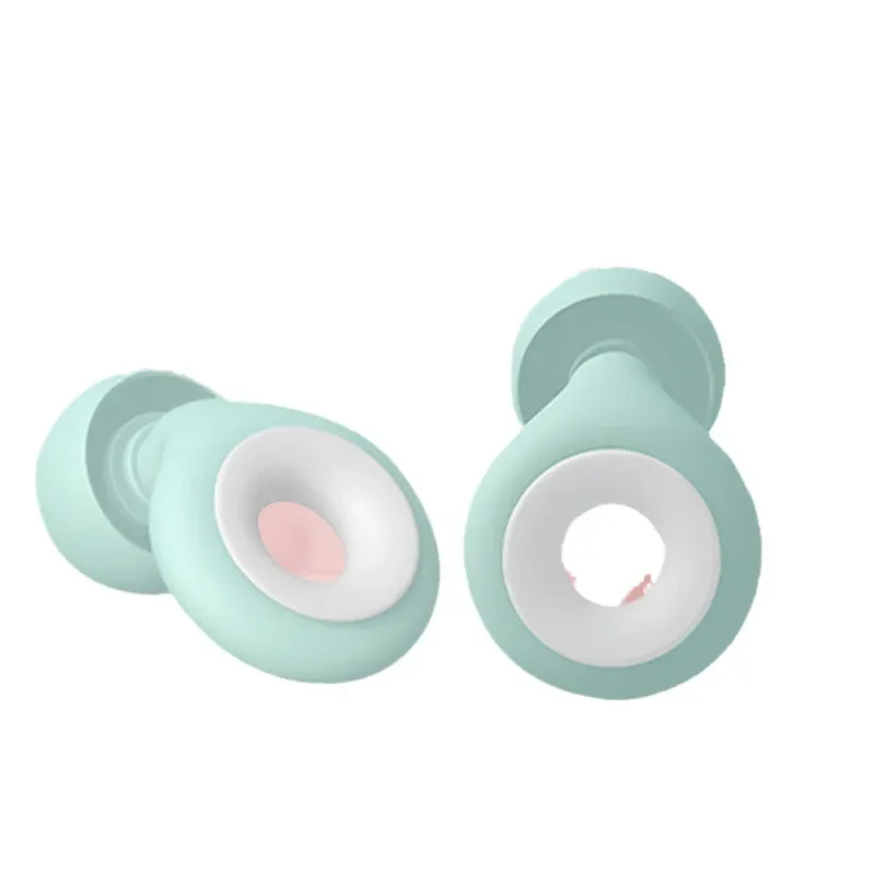 Earplugs Silicone Sound-proof Earplug Immersion Noise-reducing Earplug Student Sleep Artifact Mute Earplug on The Plane Swimming