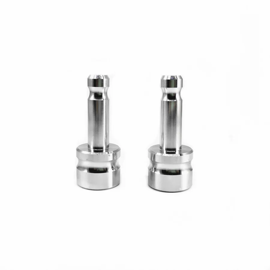 

Stainless steel 2 PCS Prism Adapter from 5/8x11 female thread to Swiss type snap-on prisms or prism pole