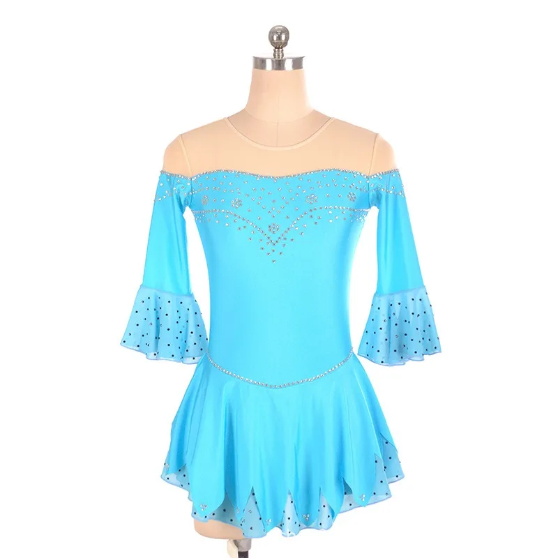 

Customized Children's Adult Figure Skating Dress Girls' Performance Dress Competition Grade Skirt Ballet Leotards for Women