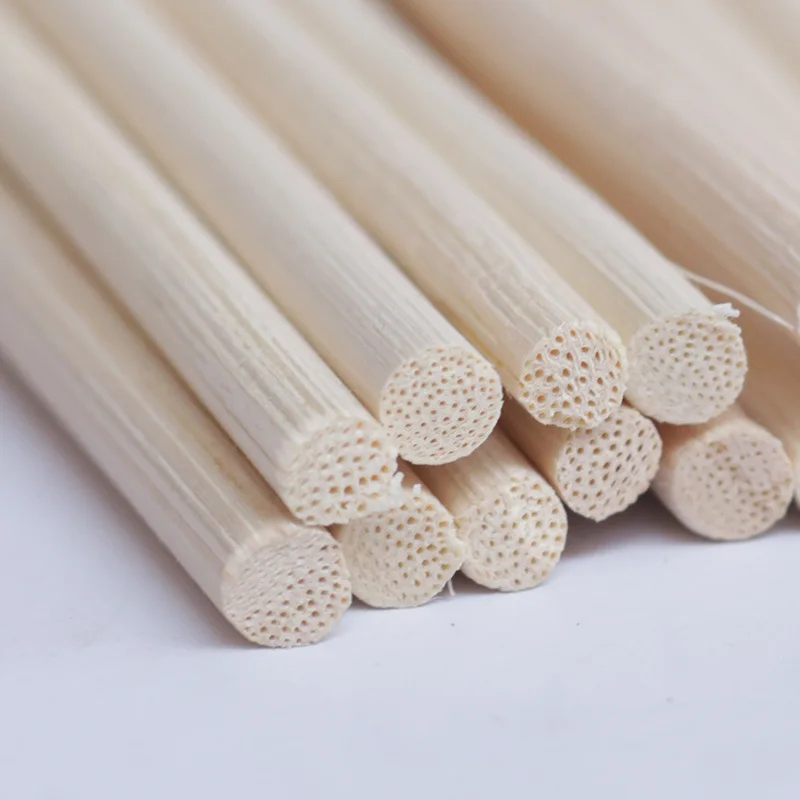 100PCS 3/4/5MMx1 5/22/25/30/40CM Reed Diffuser tongkat pengganti dekorasi rumah ekstra tebal Reed rotan penyebar minyak stik isi ulang