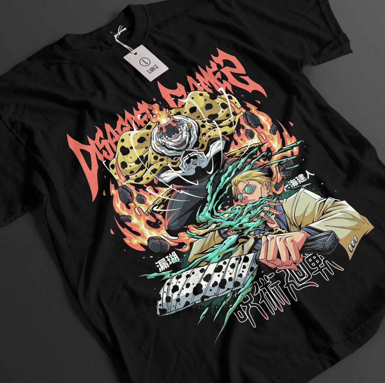 2026 Summer Jujutsu Kaisen Retro Cosplay T-shirt Men's Super Casual Cotton Printed Short-sleeved Unisex Children's Sports Shirt