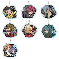 Game INAZUMA ELEVEN 11 Keychain Doll Anime Ichirota Shuya Goenji Asuto Inamori Ryohei Haizaki Acrylic Keyring Pendant for Gift
