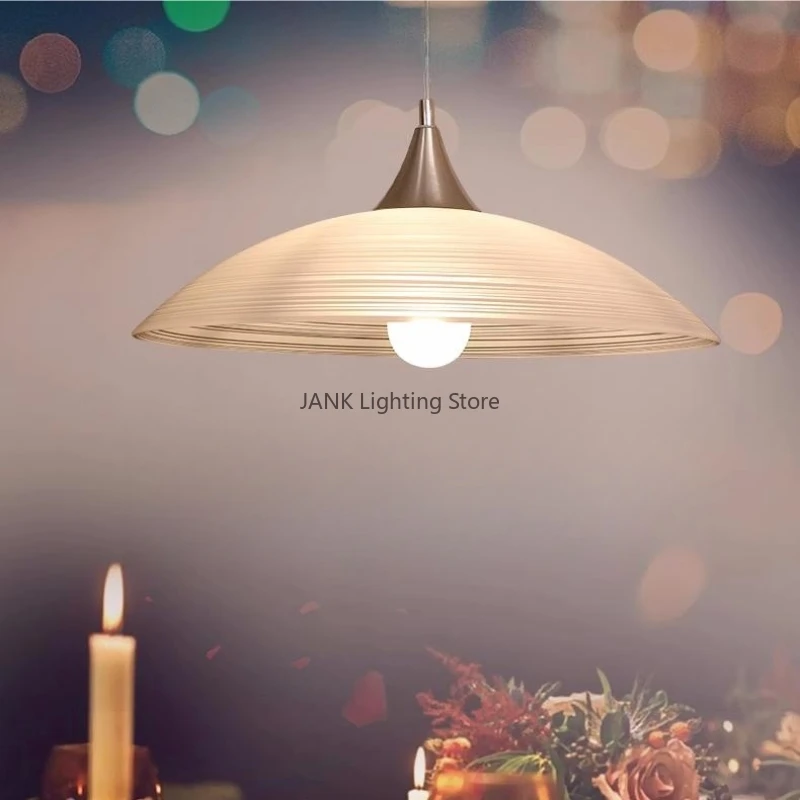 Nordic Modern Designer Creative Ripple Chandelier Minimalist Living Room Bedroom Study Restaurant Interior LED Pendant Lamps