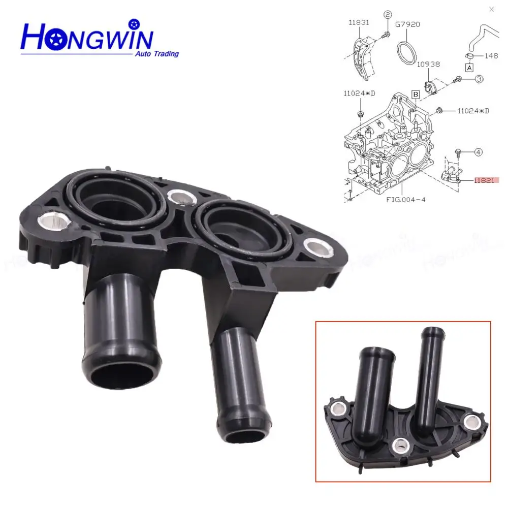 Engine PCV Valve Hose Connector Gasket 11821AA660 11821-AA660 For Subaru Forester 2.5L Crosstrek Impreza 2.0L Outback Legacy WRX
