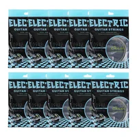 Gearlly 10 juegos de cuerdas de guitarra eléctrica aleación niquelada bobinado núcleo de acero 0942 para cuerdas de guitarra al por mayor