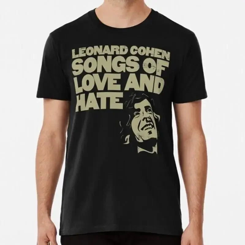 Leonard Cohen Songs Of Love And Hate Size S to 4XL T Shirt