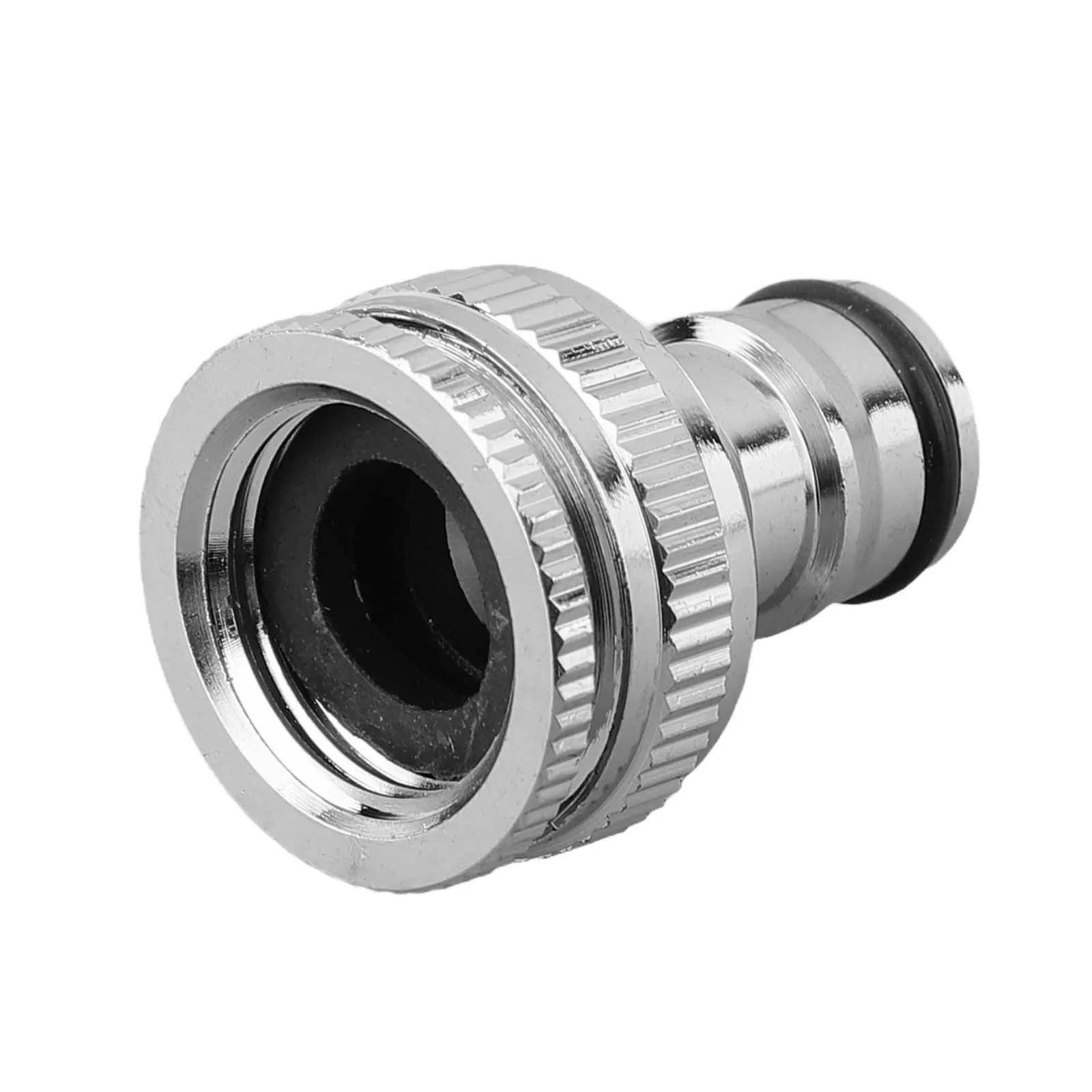 3 4 Threaded Hose Tap Connector Silver Color Threaded Connection 1pc Package Brass Material Easy To Install Long Use Life