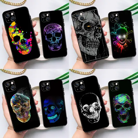 Cool Spooky Skull Face For Realme C71 C75 C55 C53 C67 C61 C33 C63 C51 10 11 12 13 14 Pro Plus C65 GT7 15 Pro Case