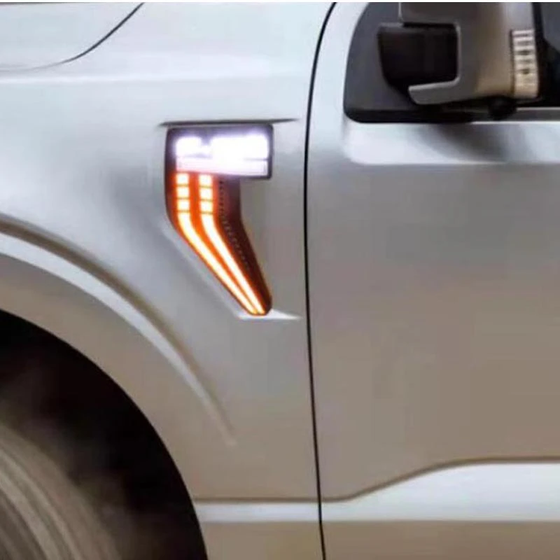 

Для 21-25 Ford F150 фонари на крыльях специальный боковой светильник рулевого управления сигнальная лампа ширины вождения