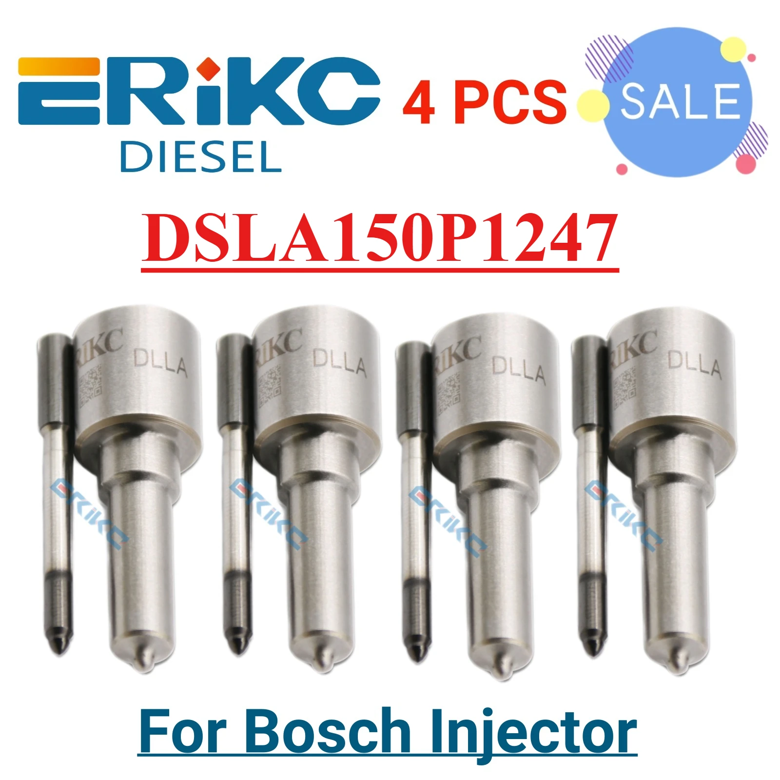 

4PC DSLA150P1247 Common Rail Nozzle 0433175367 DSLA 150 P 1247 Sprayer Nozzle DSLA 150P 1247 for 0414720213 1.20TDI