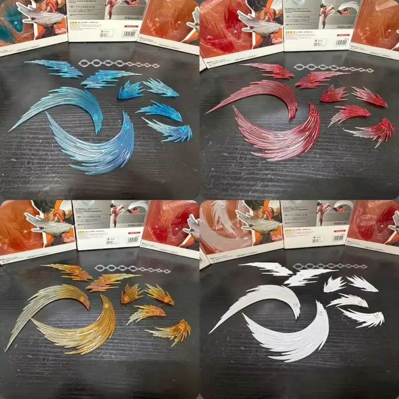 Piezas de efecto de cuchilla de viento transparente azul, accesorios para figuras de acción a escala 1/12, compatibles con Dragon Ball Kamen Rider Battle