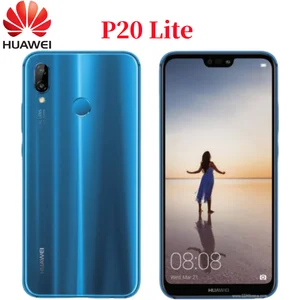 Huawei P20 Lite Téléphone intelligent Android 16MP+24MP Appareil photo 5,84 pouces 4G+128Go ROM Réseau 5G Téléphones mobiles Google Play Store Téléphones cellulaires 8 meilleurs téléphones Huawei en vente - No 8