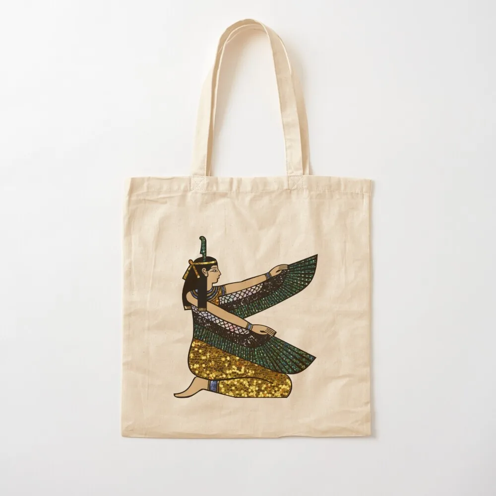 

egyptian goddess maat Tote Bag shopping bag logo Gift bag bags woman 2025 Big women Canvas Tote