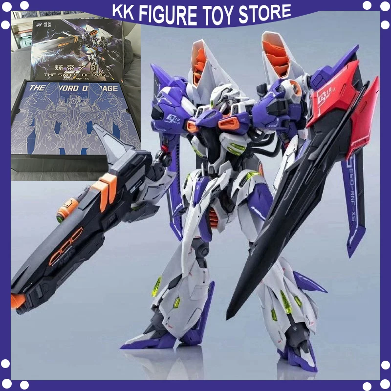 

Frozen Metal 1/100 MG THE SWORO OF RAGE Asembly Modle Kit SES10-RNF/XS Alloy Skeleton Action Figures Plasitc robot Model Toy
