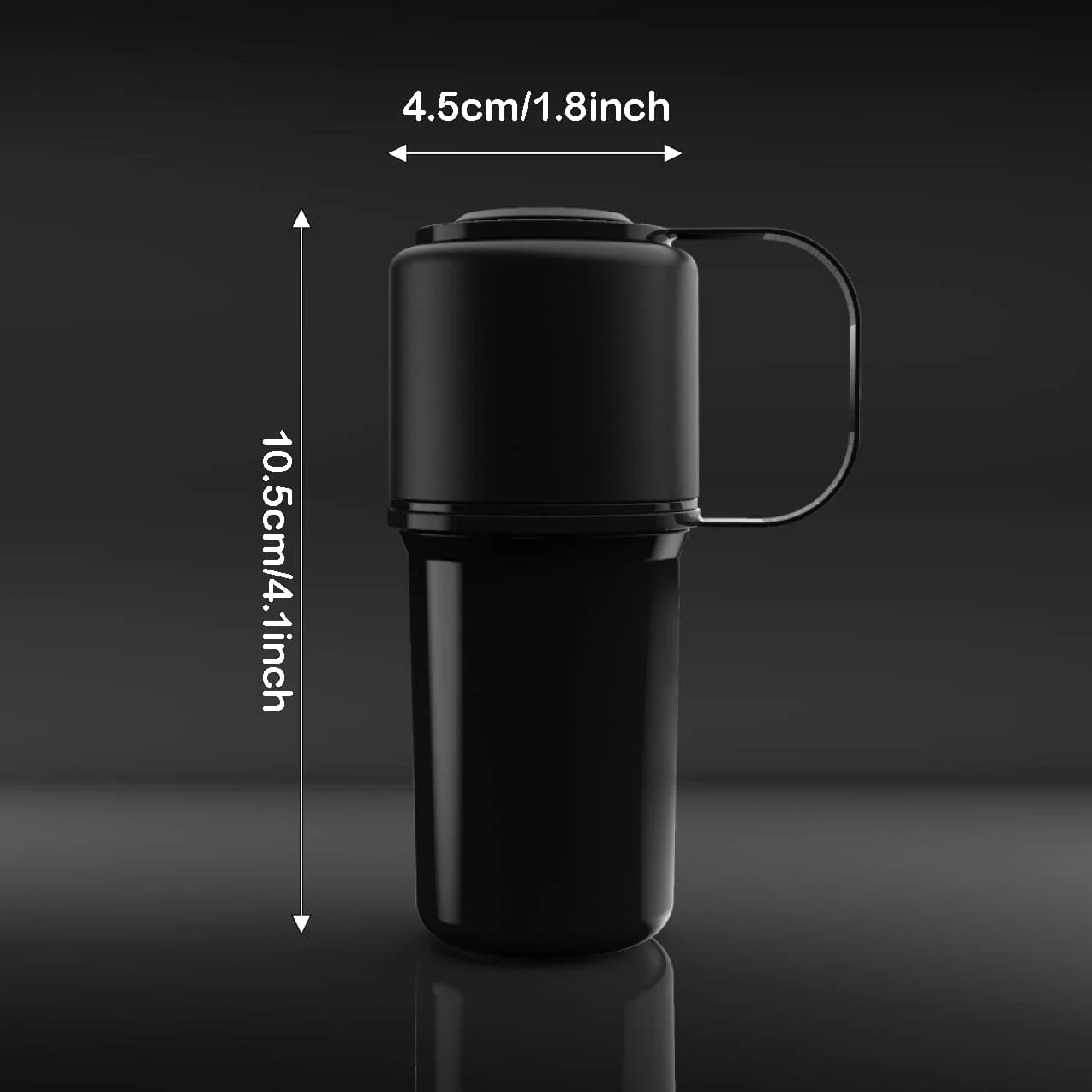 3-IN-1 Grinder + Storage System With Smell Proof Storage With Travel Ready Tether Strap | Lightweight