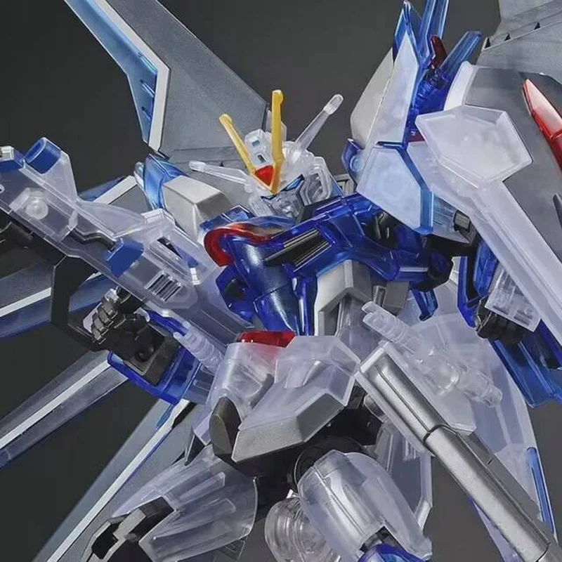 ZGMF-X10A HG 1/144 RISING FREEDOM 하프 컬러 투명 조립 메카 모델 액션 피규어, 어린이 장난감 선물, 소장용