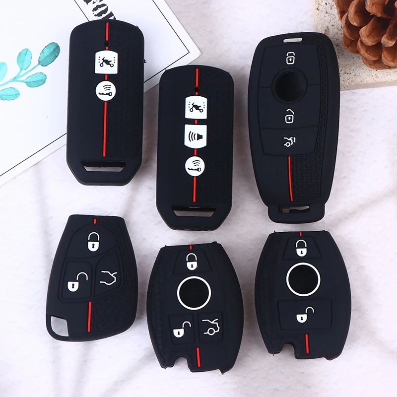 고품질 실리콘 키 보호기 오토바이 키 케이스 리모컨 키 쉘 커버 (SH 125 PCX 150 포르자 350 키 폽 커버용) 1개