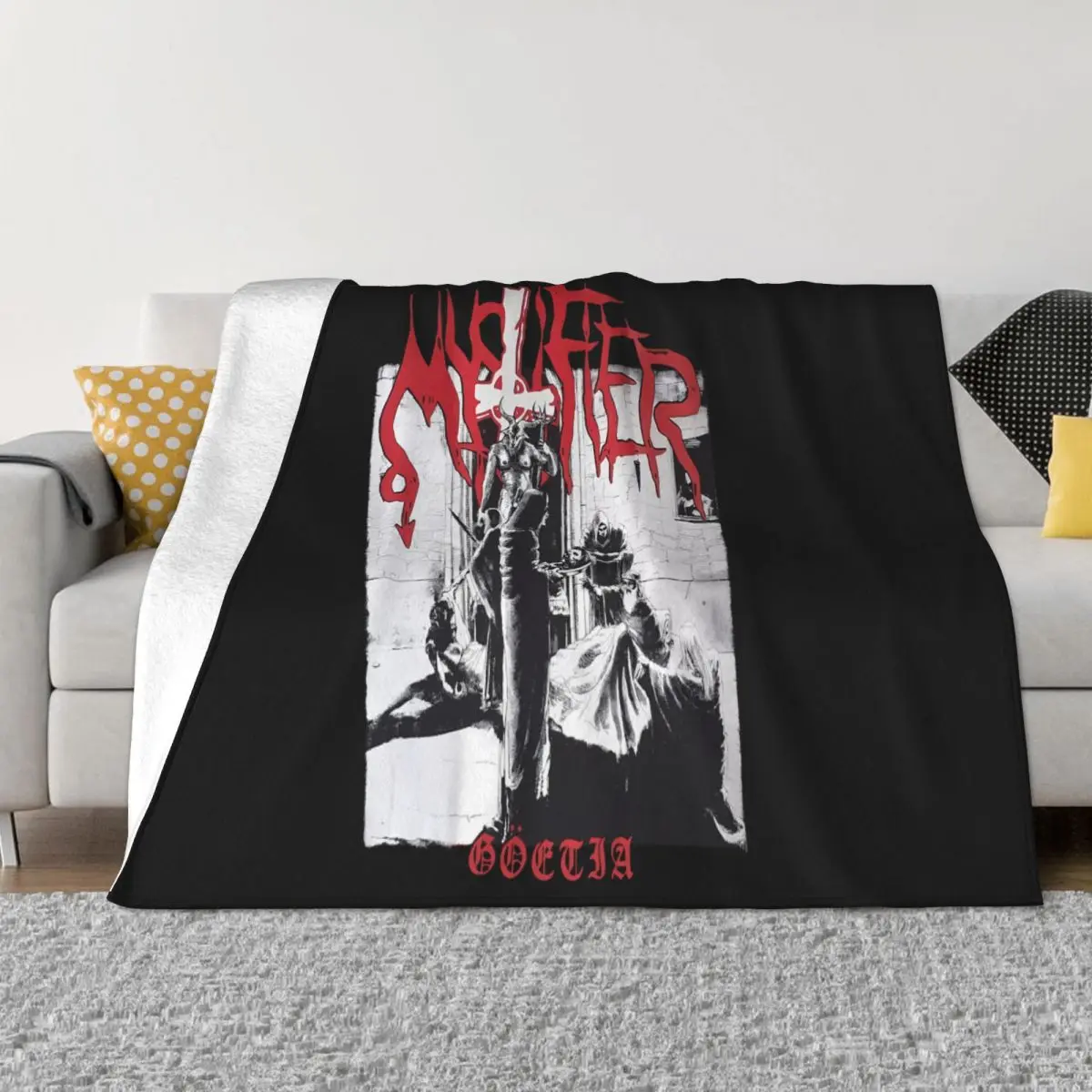 Mystifier Goetia Metal Blasphemy Sarcofago Plush Bedroom Winter Blankets Home And Decoration Throw Blanket