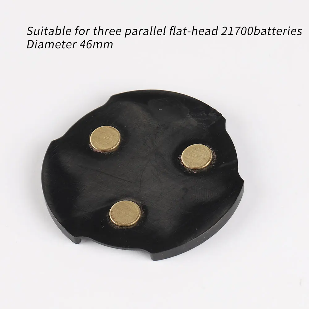 コンボイ懐中電灯用プラスチックアダプターカバー、フラットトップバッテリー、3つの並列並列