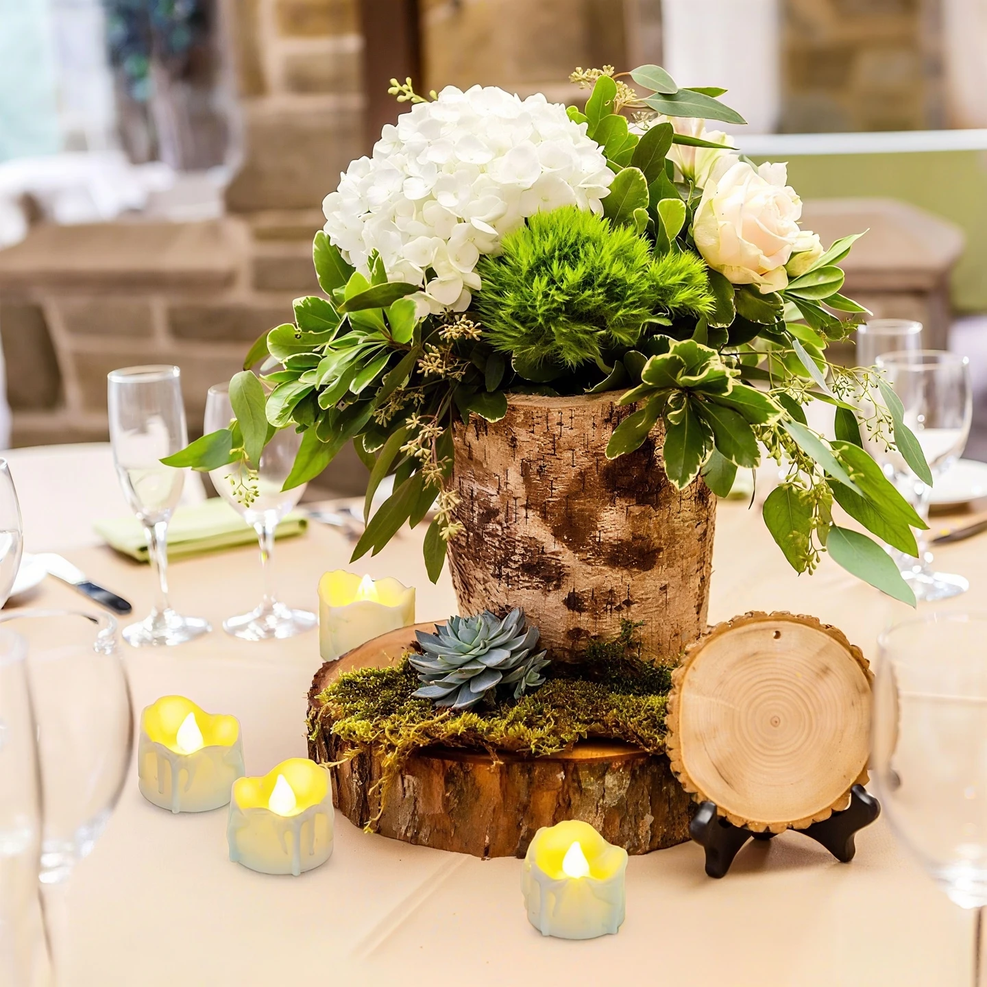 Flameless LED Candle Creative wishing Led Tea Light Warm White Flameless Candle Halloween Christmas Decor Candle Light