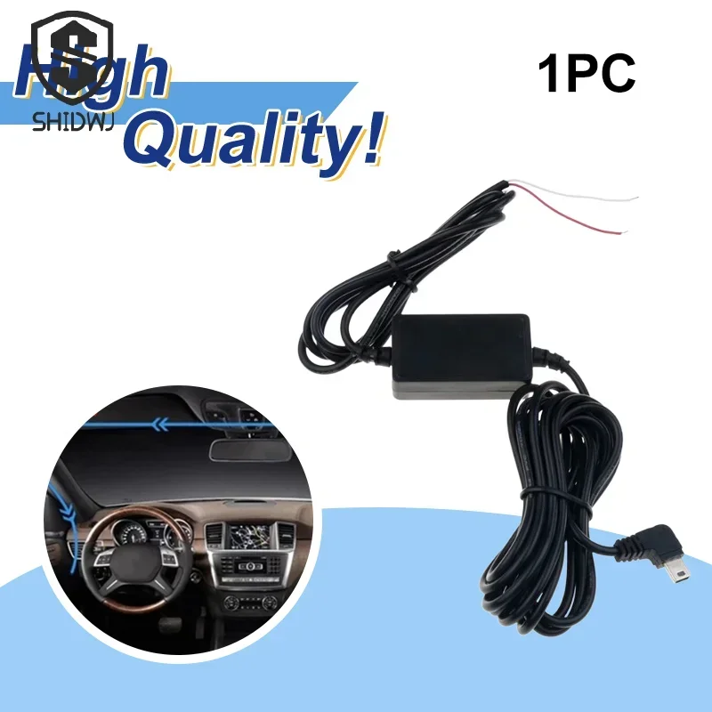 Micro USB Port Wire Cable Car Charger Mini USB Step-down Cable 12v To 5v For Camera Recorder DVR Exclusive Power Supply Box