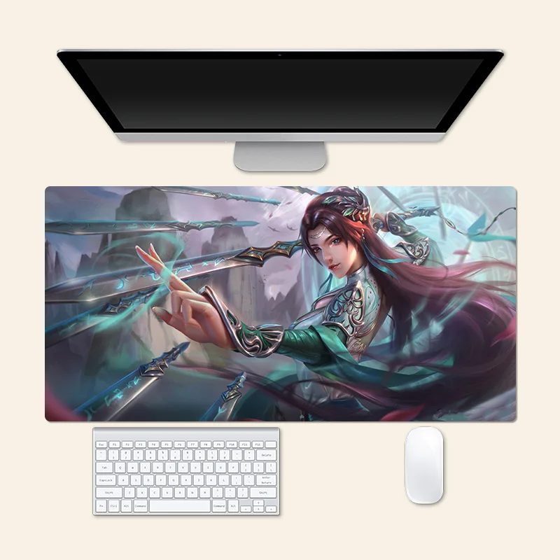 Cooles Yun Yun Battle Through The Heavens Anime großes Mauspad Spiel Spielmatte kreative Schreibtischunterlage Büro Mousepad