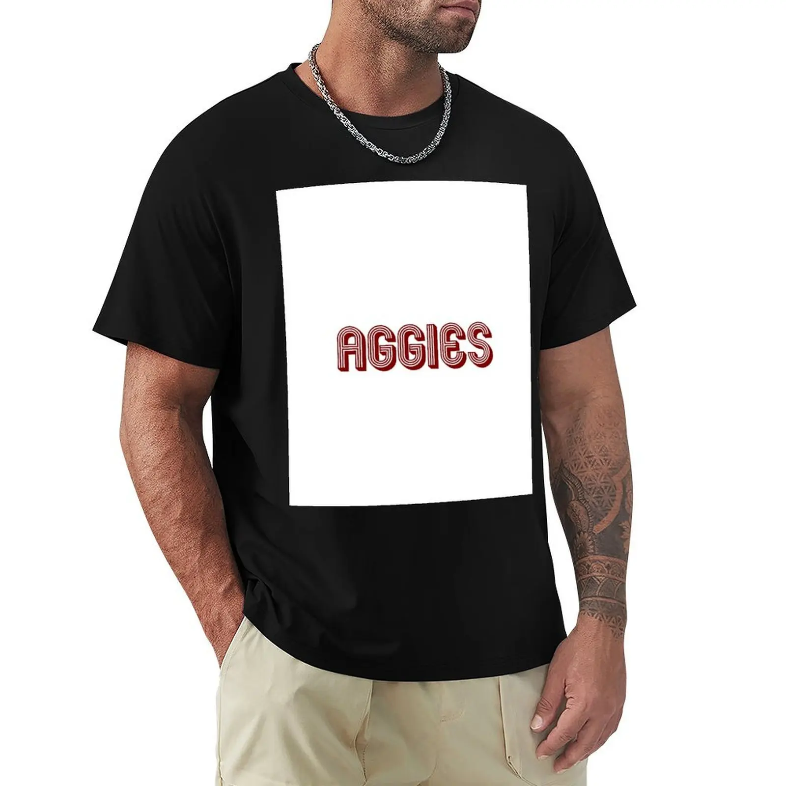 Aggies T-Shirt Christmas Casual Tee Shirt