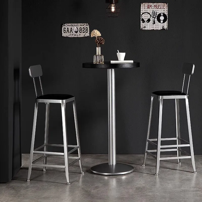 

Counter Accent Bar Chairs Reception Desks Bedroom Minimalist Metal Bar Chairs Comfortable Camping Chaise De Bar Salon Furniture