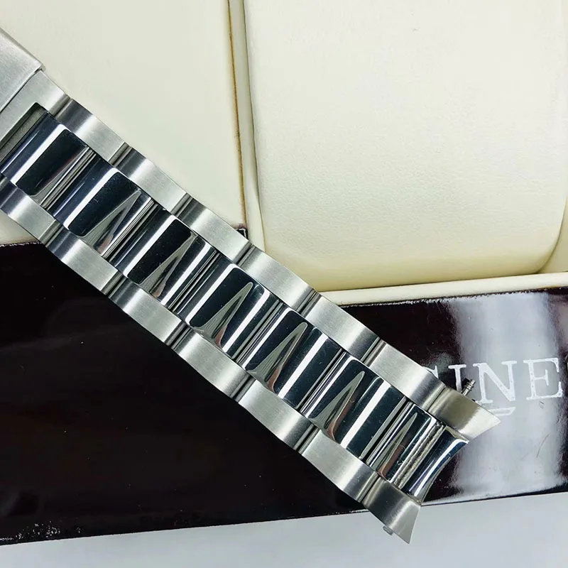 For Longines Concas Series L3.781.4 L3.782.4 Stainless steel watch strap Folding buckle watch band 316L bracelet 21mm with logo